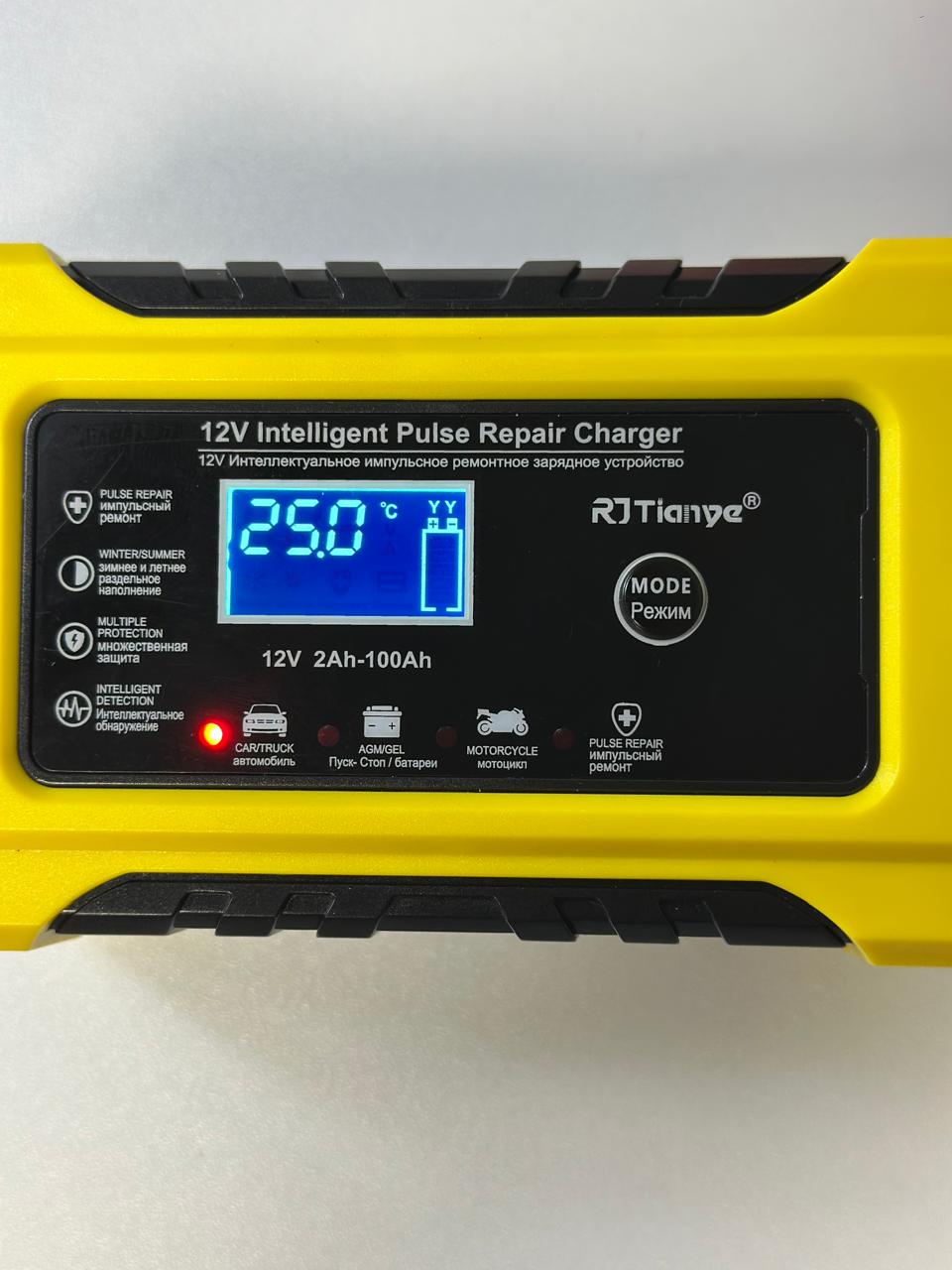 Kit Cargador de Batería 12V Inteligente + Linterna LED de Emergencia Recargable